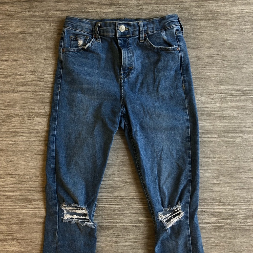 Topshop “Jamie” Medium Wash Skinny Jean